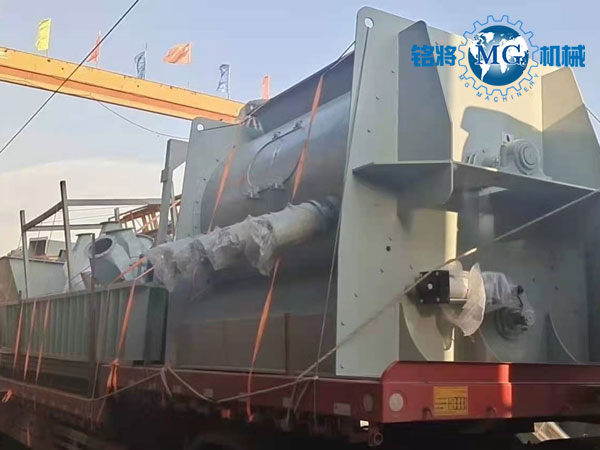 陜西西安定制犁刀混合機成套設備發貨！