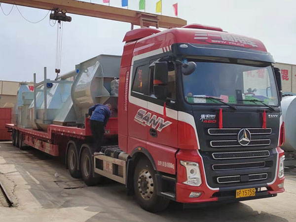 繼續發貨！干粉砂漿設備繼續發往南京鱷魚集團